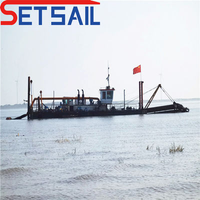 800mm Zyklon Typ 26 Zoll 6000m3 Wasserfluss-Schneider Saugbagger mit Dieselmotor