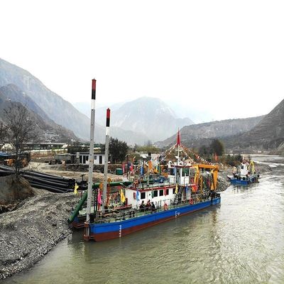 32 Zoll Cutter Saugschlamm-Dredger mit 547L Gesamtbrennstoffverbrauch und Dieselmotor
