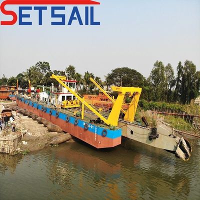 32 Zoll Hydraulischer Fluss Sandschneider Saugbagger mit Ankerboom und Hydrozyklon
