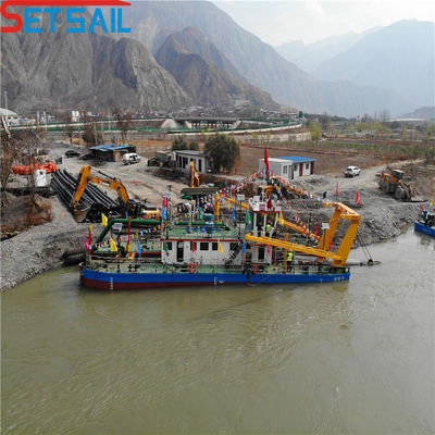 Benutzerdefinierte Flusssandpumpe 28 Zoll Schneider Saug-Dreder mit Anker Boom 1.5m Zug