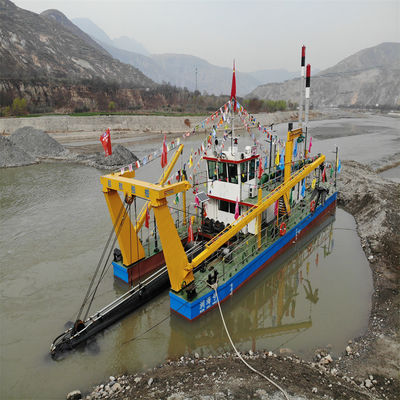 1800cm * 380cm * 220cm Paketgröße Siemens PLC Steuerung Schneider Saugbagger für den Fluss