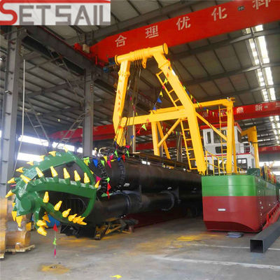 15 Meter Baggertiefe Rexroth Hydraulischer Schneider Saug Sandboot mit Hydrozyklonpumpe