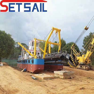245000.000kg Bruttogewicht 24 Zoll Schneider-Saugbagger mit 2190kw Hauptmotorleistung