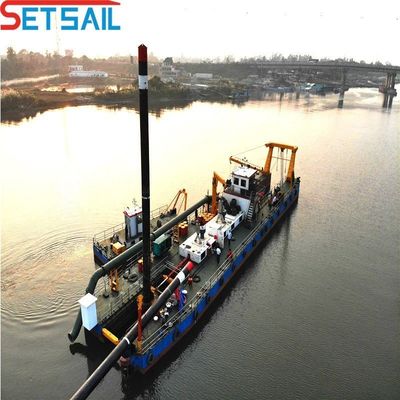 Gesamthöhe 7 m Hydraulische Winde Schneider Absaugung Fluss Sandbagger mit Anker Boom