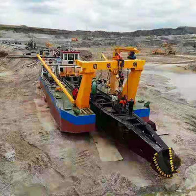 800 mm Rohrdurchmesser-Schneider-Suctionsbagger für die Mehrzweck-Sandgewinnung im Fluss
