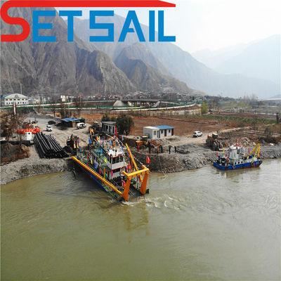 Kraftvolle Diesel 18 Zoll Schneider Saug Sandbagger mit 3500m3 Wasserfluss und Rexroth