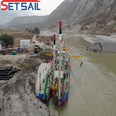 Gesamttiefe 2,7 m QHCSD-363 vollautomatischer Flusssandbagger zum Baggern von Reservoirs