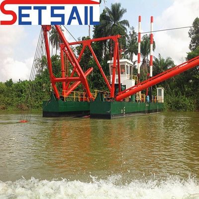 Gesamttiefe 2,7 m QHCSD-363 vollautomatischer Flusssandbagger zum Baggern von Reservoirs