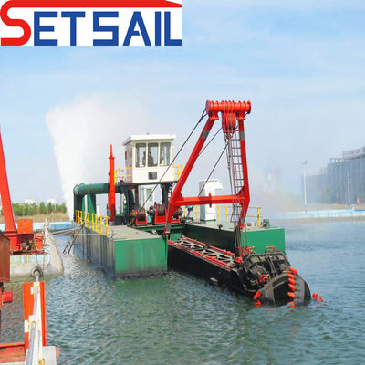 Gesamttiefe 2,7 m QHCSD-363 vollautomatischer Flusssandbagger zum Baggern von Reservoirs