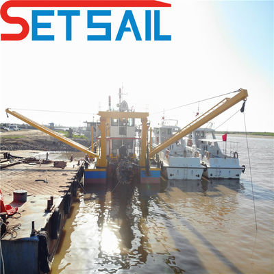 River Lake Port Reservoir Dredging mit 24 Zoll Cutter Saugbagger auf 20 m Tiefe