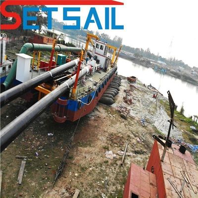 River Lake Port Reservoir Dredging mit 24 Zoll Cutter Saugbagger auf 20 m Tiefe