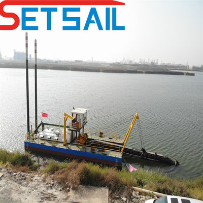River Lake Port Reservoir Dredging mit 24 Zoll Cutter Saugbagger auf 20 m Tiefe