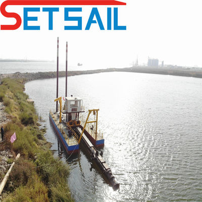 River Lake Port Reservoir Dredging mit 24 Zoll Cutter Saugbagger auf 20 m Tiefe