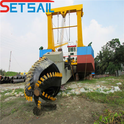Schiffswerft 20 Zoll 4000m3 Sandpumpen-Dredger mit CTS-Slot-Typ und Dieselmotorleistung