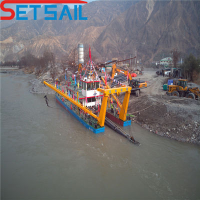 Schiffswerft 20 Zoll 4000m3 Sandpumpen-Dredger mit CTS-Slot-Typ und Dieselmotorleistung