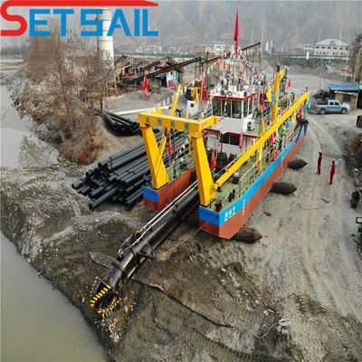 Schiffswerft 20 Zoll 4000m3 Sandpumpen-Dredger mit CTS-Slot-Typ und Dieselmotorleistung