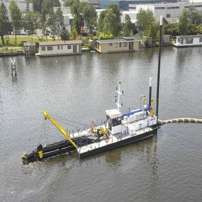 180 t Gesamtgewicht Rexroth Hydraulische 20 Zoll Schneider Saugbagger für Flusssand