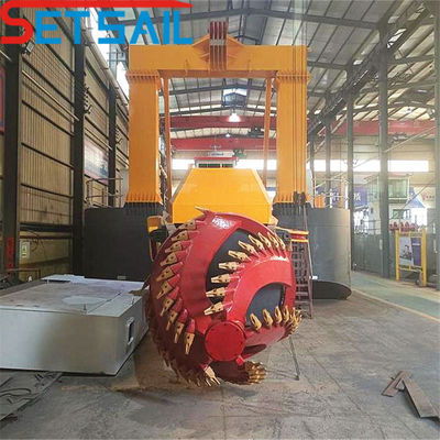 24 Zoll Cutter Saugbagger mit 9,3 m Gesamtbreite und 500 mm Entladungsrohrdurchmesser