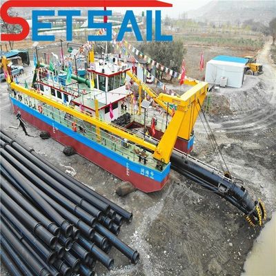 24 Zoll Cutter-Saugbagger mit Dieselmotor, Hydraulikwindel und Zyklon-Sandpumpe