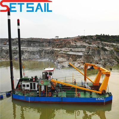 Flusssee-Hafenreservoir Binnenschifffahrtsschneider Saugbagger-Ausrüstung in Malaysia