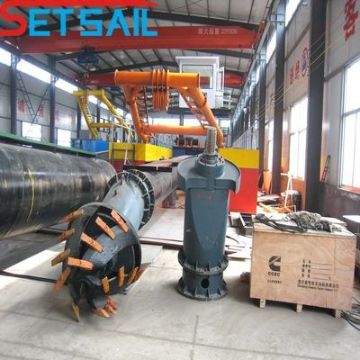 24 Zoll Cutter Saugbagger für hydraulischen Cutter Kopf in River Lake Port Reservoir