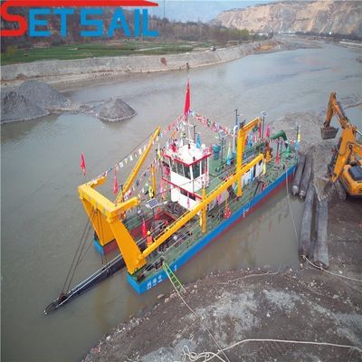 Fluss Sand Extraktion 20 Zoll Cutter Saugbagger mit 500ND Pumpe und Anker Boom