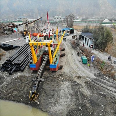 4000m3 Dieselmotor Wasserfluss-Schneider Saugbagger mit individueller Anforderung und 1-2