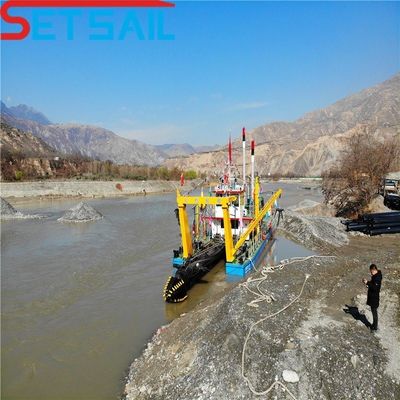 Gesamtlänge 38 m Schneider-Sandradger mit Dieselmotor und hydraulischem Wasserstrom