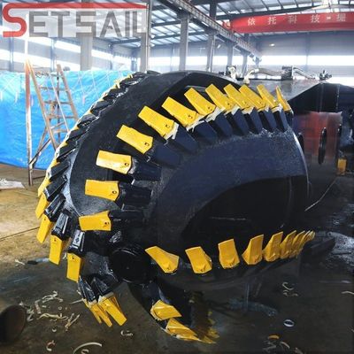 Hydraulischer 18 Zoll Sandbagger mit Schneidkopfleistung 170 Kw und QHCSD-43 Saugpumpe