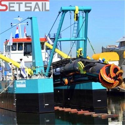 Hydraulisches Steuerungssystem Dieselmotor-Schneidmaschine Saug-Sandbagger mit Zyklon