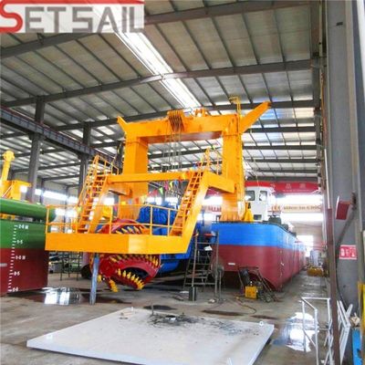 Hydraulisches Steuerungssystem Dieselmotor-Schneidmaschine Saug-Sandbagger mit Zyklon