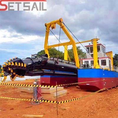 Hydraulisches Steuerungssystem Dieselmotor-Schneidmaschine Saug-Sandbagger mit Zyklon