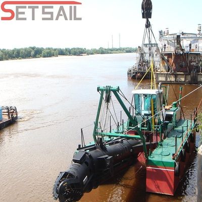 Fluss-Sandschneider-Saugbagger mit hydraulischem Motor Set Segeln US-Währung