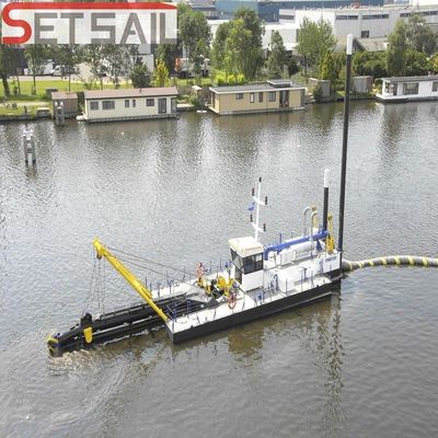 Fluss-Sandschneider-Saugbagger mit hydraulischem Motor Set Segeln US-Währung