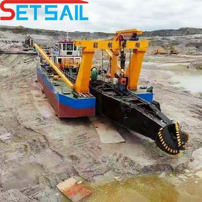 Gesamtgewicht 28-1000 t 12 Zoll Dieselmotor Schneider Saugbaggermaschine für Sand