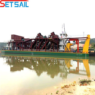 lebenslanger Kundendienst Diesel Power Cutter Saugbagger für die Flusssandbaggerung