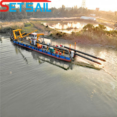 18 Zoll Cutter Suction Dredger QHCSD-174 mit GPS-System und CTN-Schlitten
