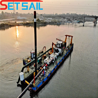 18 Zoll Cutter Suction Dredger QHCSD-174 mit GPS-System und CTN-Schlitten