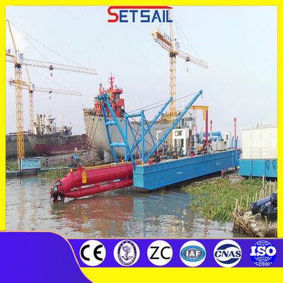 20 Zoll Cutter-Saugbagger mit Baggertiefe 15 m und optionalem Wasserflussmessgerät