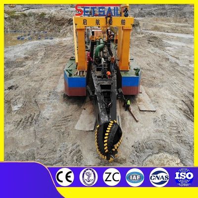 Weit verbreitete hydraulische Sandschneidmaschine Saugbagger mit Frontplattenstärke 5 mm-20 mm