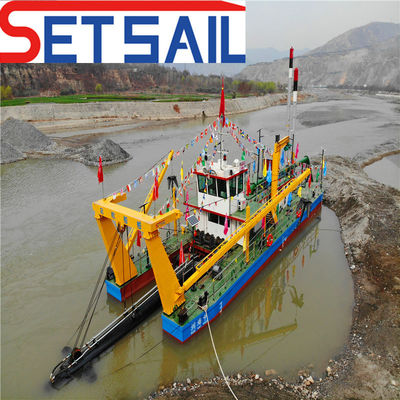 Customized 900m3 Cutter Saugbagger mit 170kw Cutter Head Leistung und 4500m3 Wasserfluss