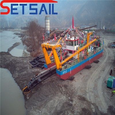 6mm-20mm Seitenplattendicke Schneider Saugbagger für Sand im Sea Port Lake