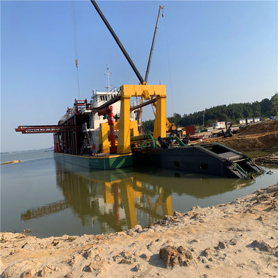 Zusammengestellte Sandpumpen-Schneider-Saugbagger-Packung Größe 3800.00cm * 750.00cm * 200.00cm