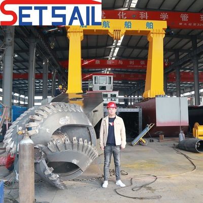 lebenslanger Kundendienst 15m Baggertiefe Dieselmotor Bagger für Wasserfluss 5000m3