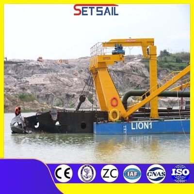 Cumins. Cat Diesel Mini Baggerbagger mit Hydraulikwinde und Spud-Träger