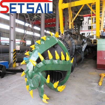 550 Sandpumpe Siemens PLC Dieselmotor 22 Zoll Schneider Saugbagger für Projekte