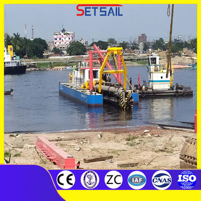 Hydraulische Winde und Spud-Träger-Schneidmaschine Saug-Diesel-Set Segelmute Fluss Sandbagger
