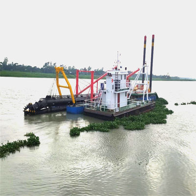 Wasserfluss 4500m3 22 Zoll Sandbagger mit Ankerbaum mit einer Gesamtlänge von 38m
