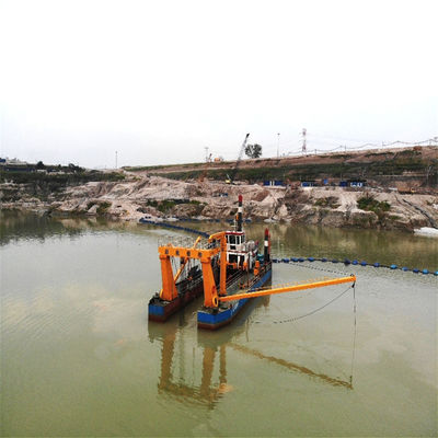 Wasserfluss 4500m3 22 Zoll Sandbagger mit Ankerbaum mit einer Gesamtlänge von 38m