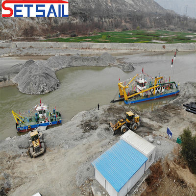 CTN-Schlittenart kundenspezifischer 22-Zoll-Schneider-Saug-Fluss-Sandbagger für See-Box-Struktur